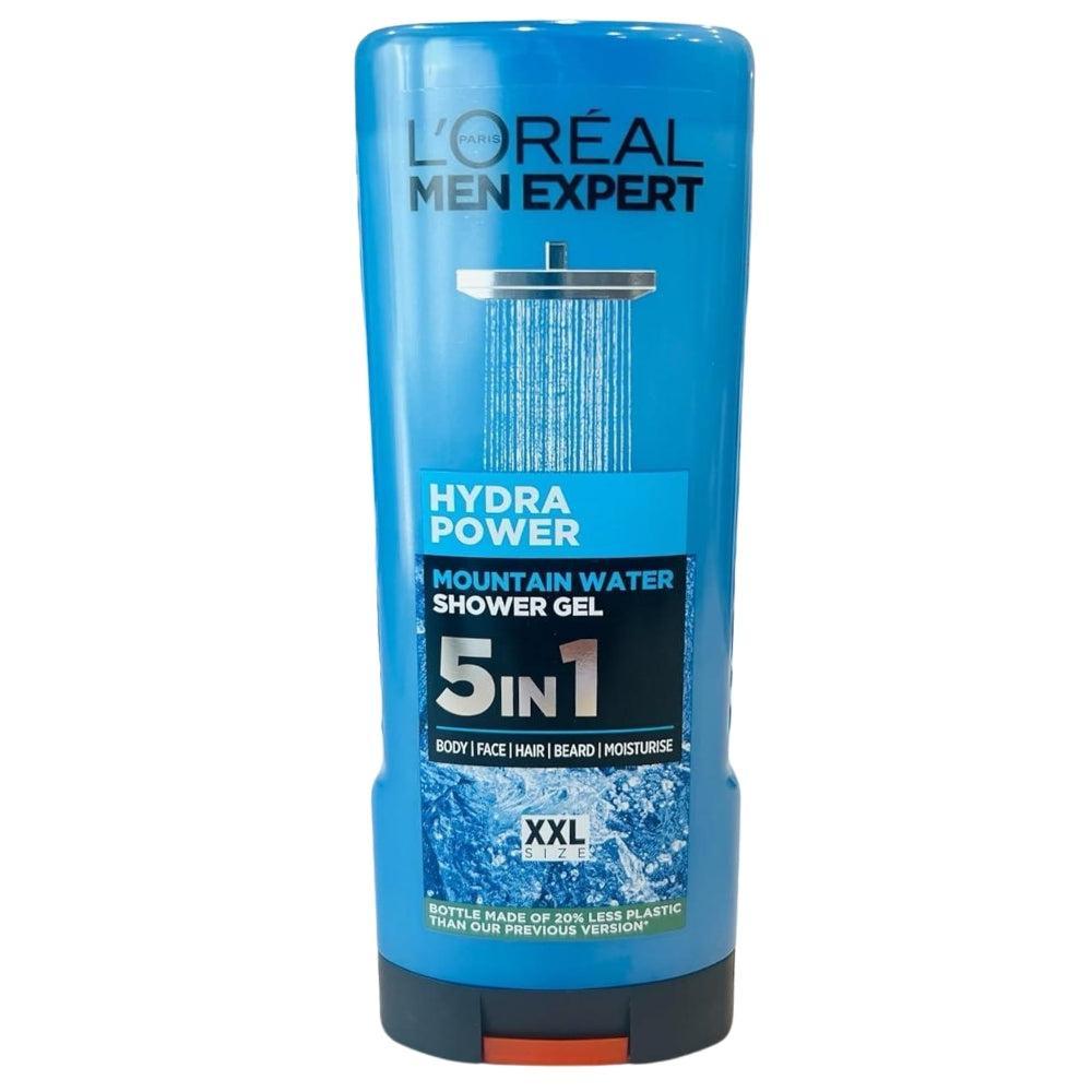 L'Oreal Men Expert 5 IN 1 Hydra Power Mountain Water Shower Gel XXL 400ml