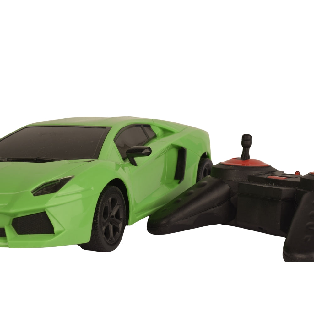 Lamborghini Aventador RC Car, 2.4G Remote Control Electric Sport Racing Toy, Officially Licensed Model Vehicle for Kids, Green