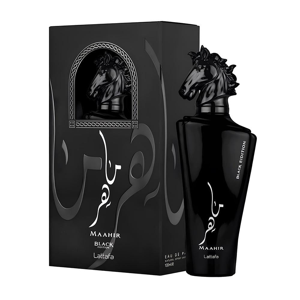 Lattafa Perfumes Maher Oud Black Eau De Parfum Natural Spray For Unisex- 100ml