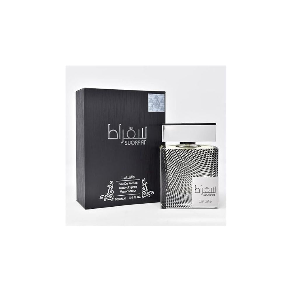 Lattafa Perfumes Suqraat for Men Eau de Parfum Spray, 3.4 Ounce
