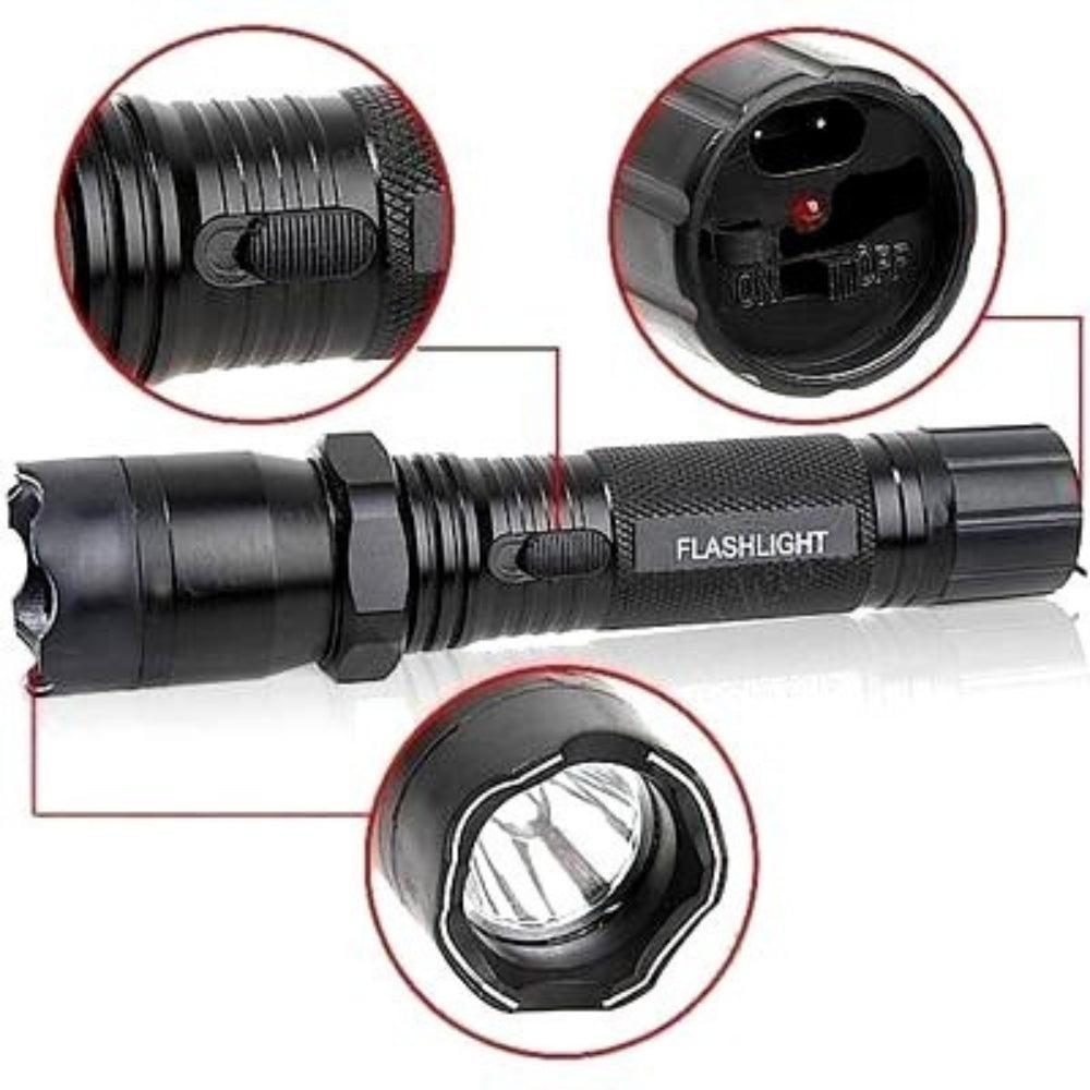 Led Flashlight shaped Self Defense stun gun