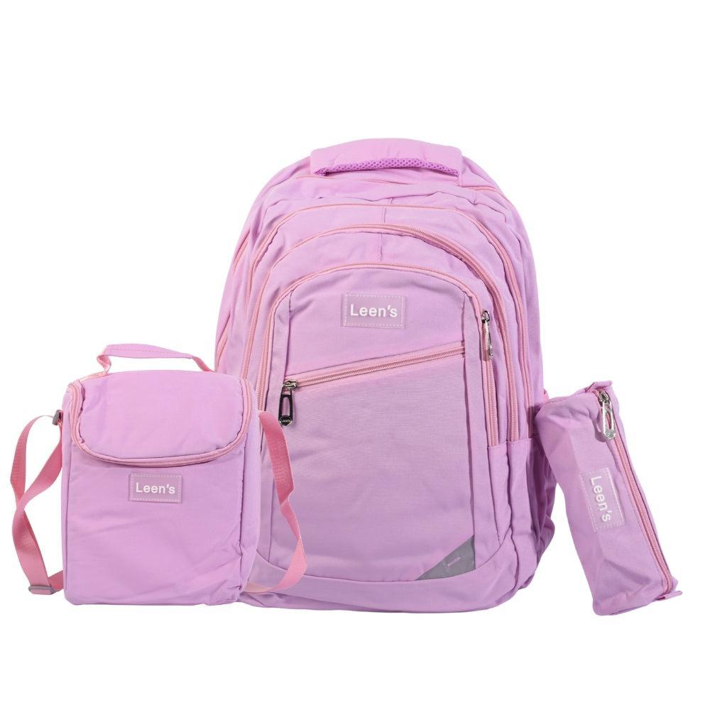 Leen's Pink Backpack Set