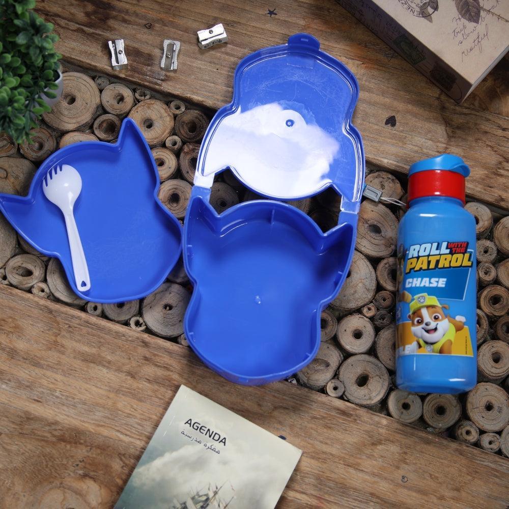 Lunch Box For Kids, Tiffin Box With Spoon, Paw Patrol, Blue