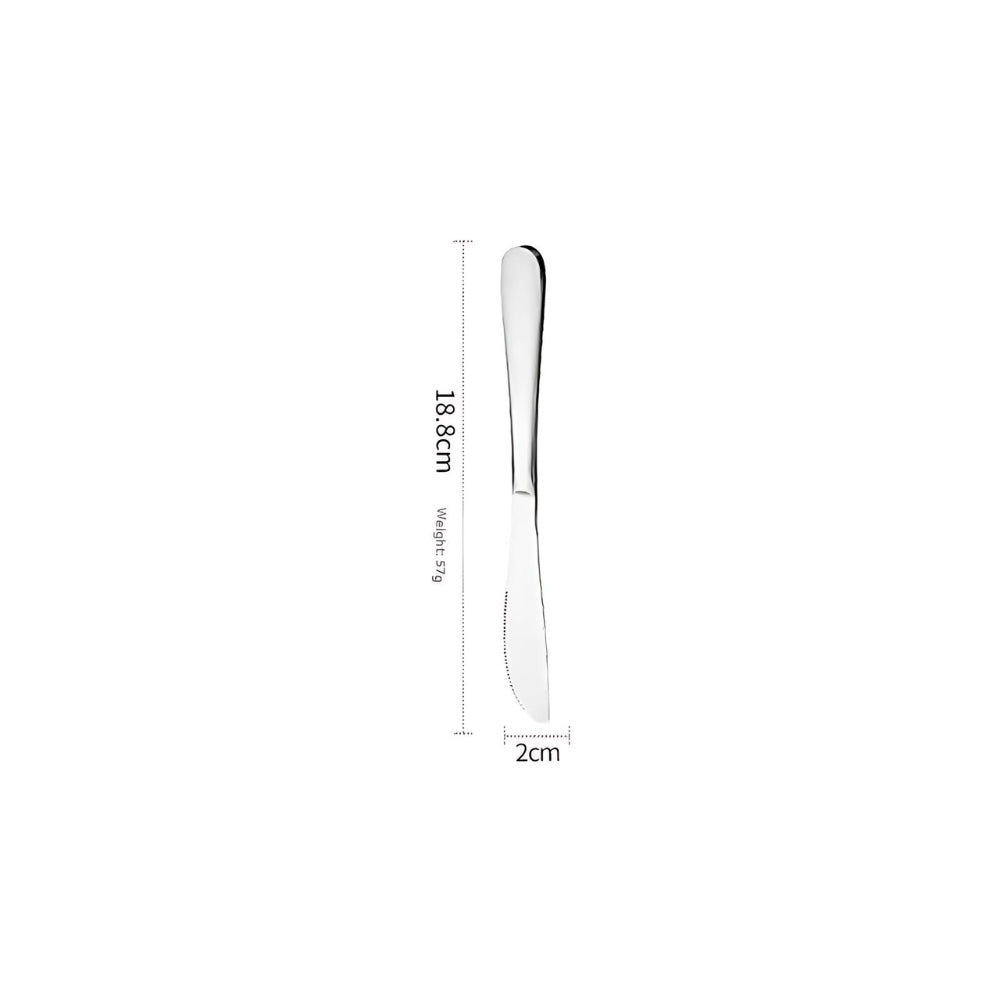 Luxury Mirror Silver Knife