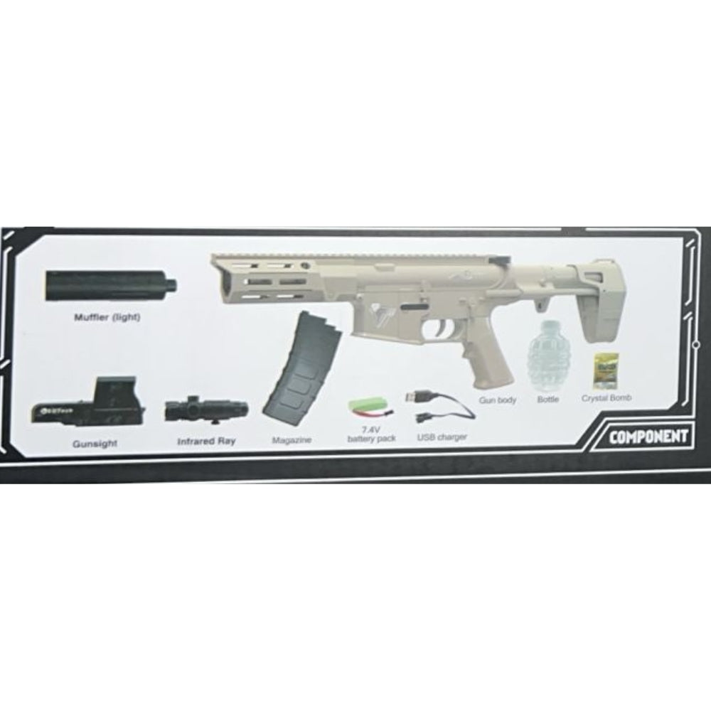 M416 Gel Blaster Gun Automatic Gun for Kids-Adults Electric Operated Gun High Speed Upto 50 Feet Range Including Gel Balls