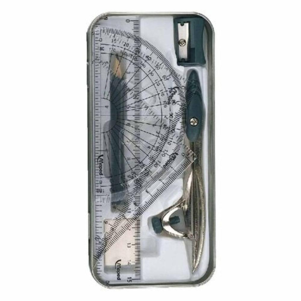 MAPED MATHS SET STUDY GEOMETRY 8PC