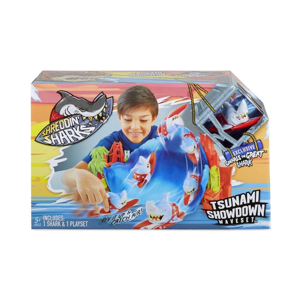 MGA Entertainment Shreddin' Sharks Tsunami Showdown Playset For Collectible Stunt Figures