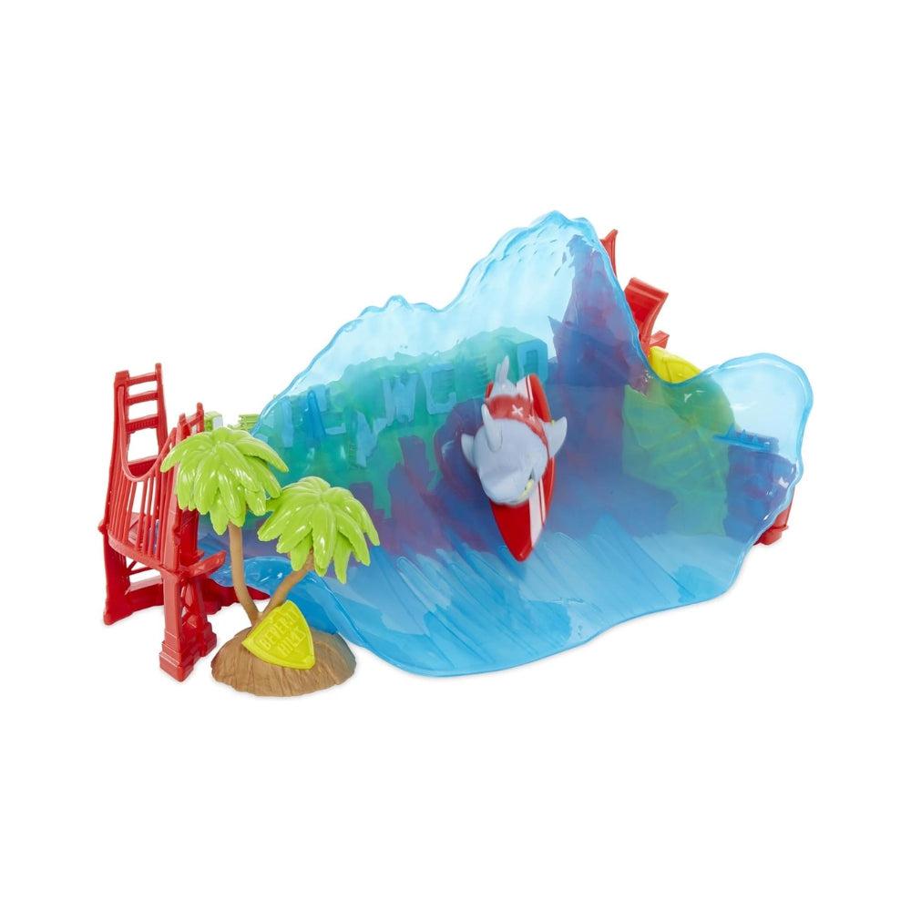 MGA Entertainment Shreddin' Sharks Tsunami Showdown Playset For Collectible Stunt Figures
