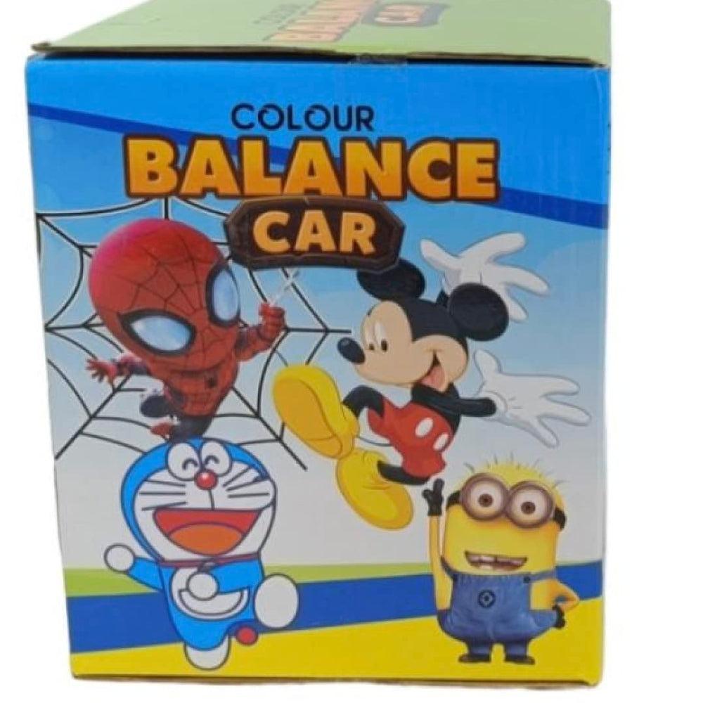 MUSICAL SPIDERMAN CHARACTER 3D BALANCE CAR TOY