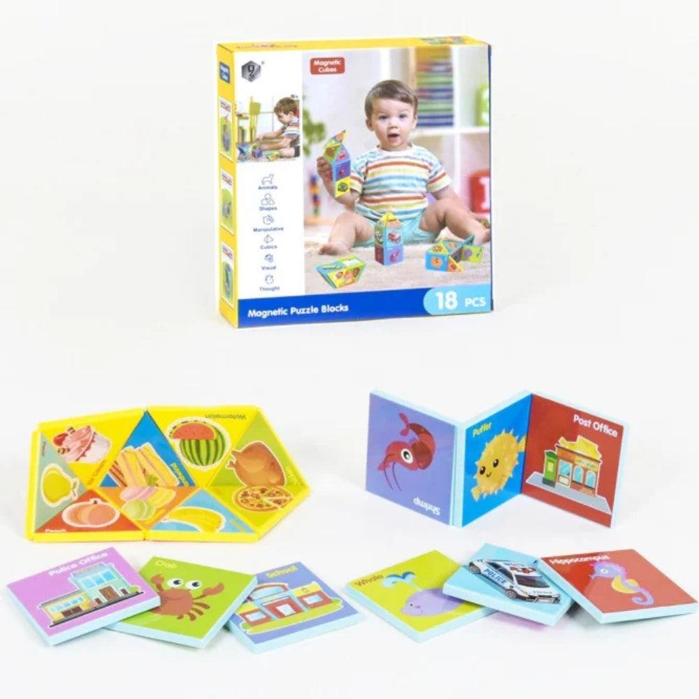 Magnetic construction and puzzle game Magnetic Cubes