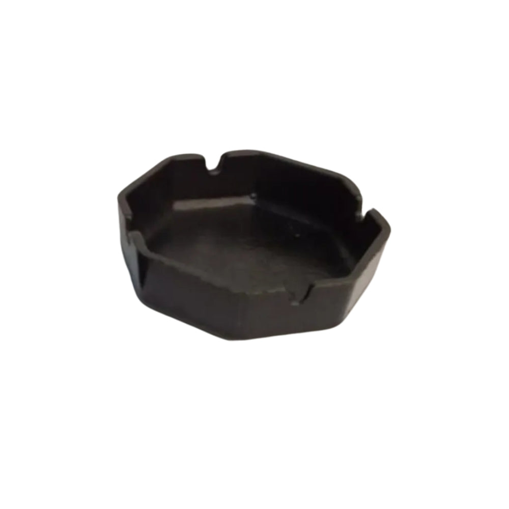Mat Black Melamine Squared Ashtray 10 cm