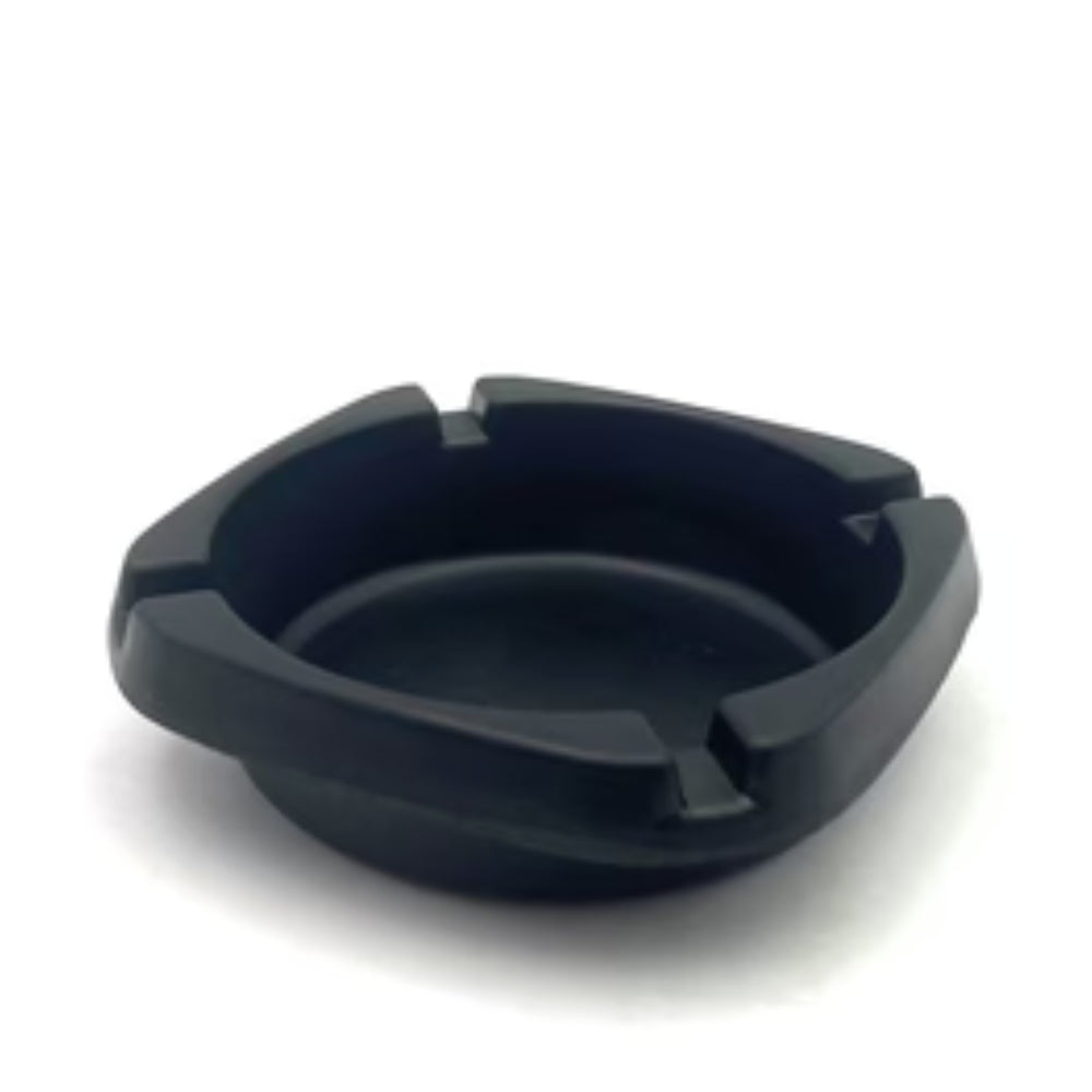 Mat Black Melamine Squared Ashtray 10 cm