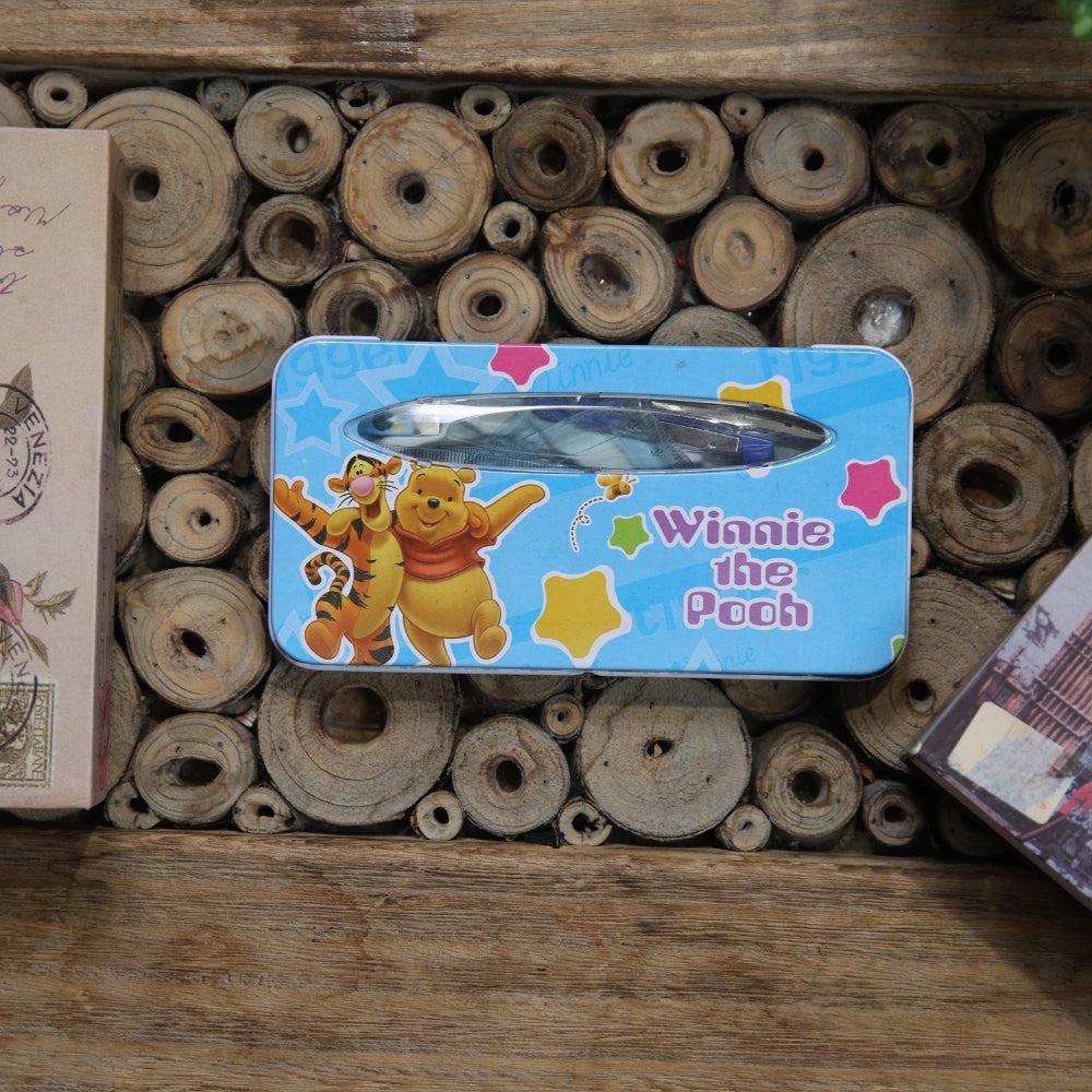 Math Geometry Drawing Compass Set with Shatterproof Storage Box for School