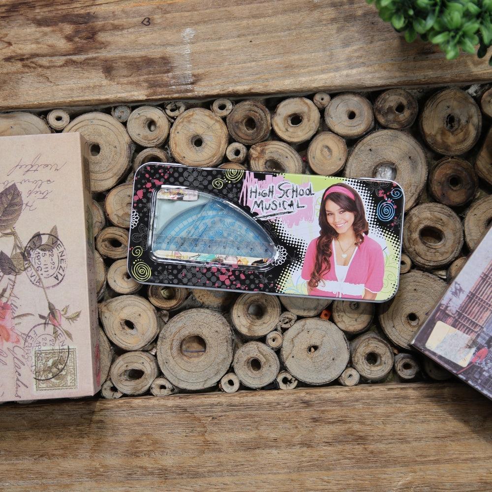 Math Geometry Drawing Compass Set with Shatterproof Storage Box for School