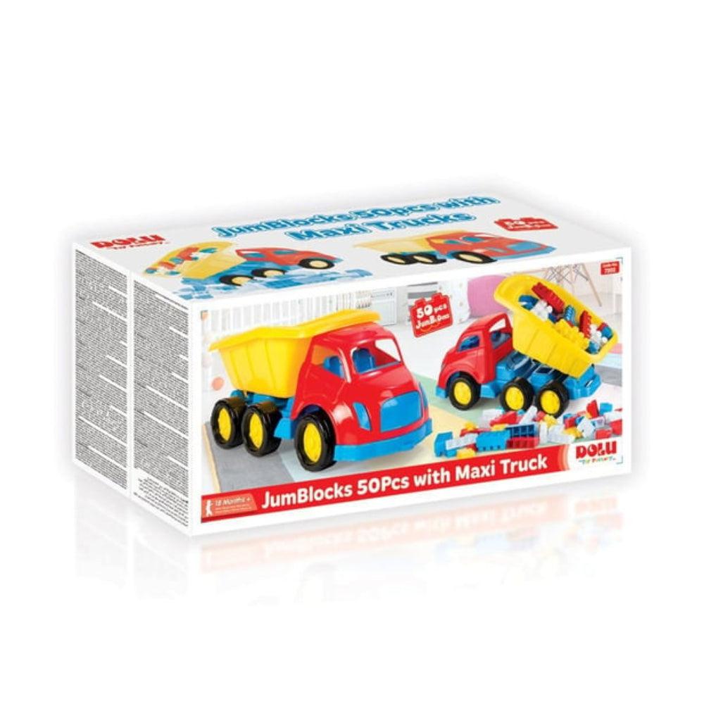 Maxi Truck And Jumblocks 50 Pcs Block / +3 Years Efsn