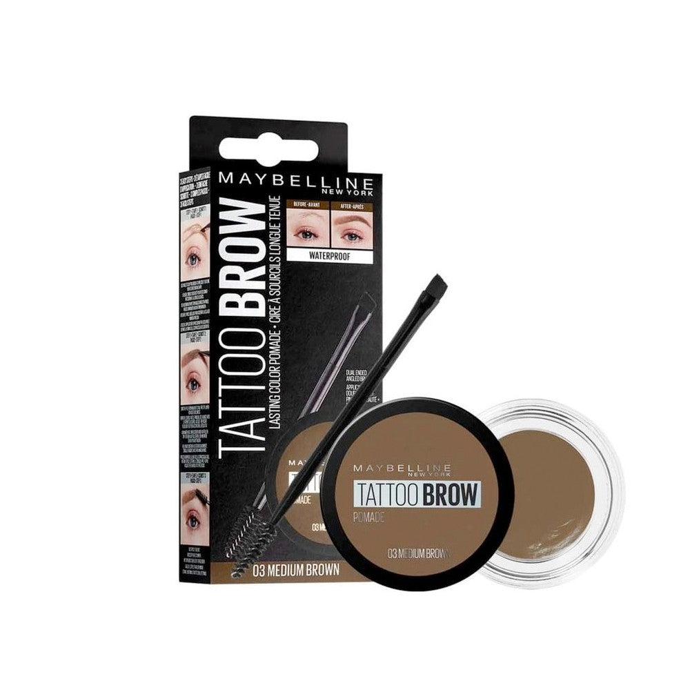 Maybelline EyeBrow Tattoo Pomade Pot -03 Medium