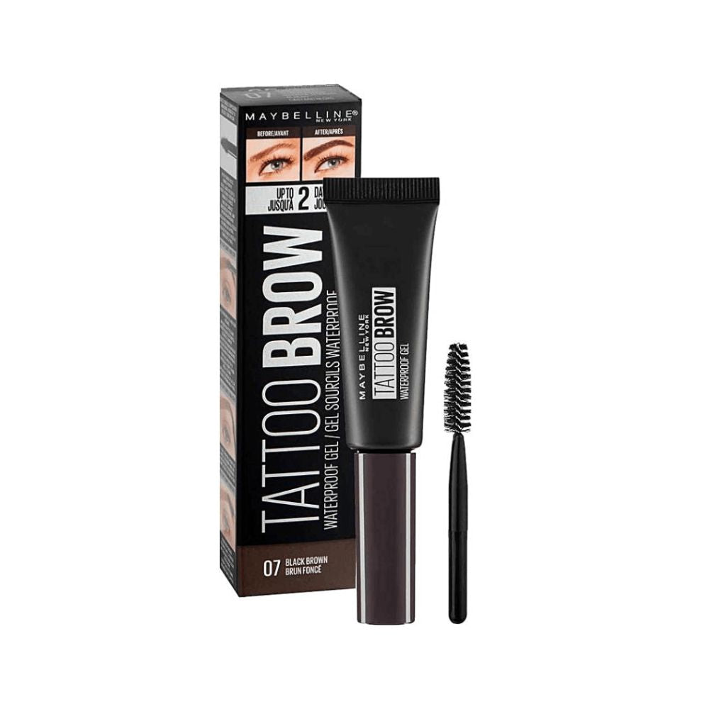 Maybelline - New York Tattoo Brow Waterproof Gel 07 Black Brown