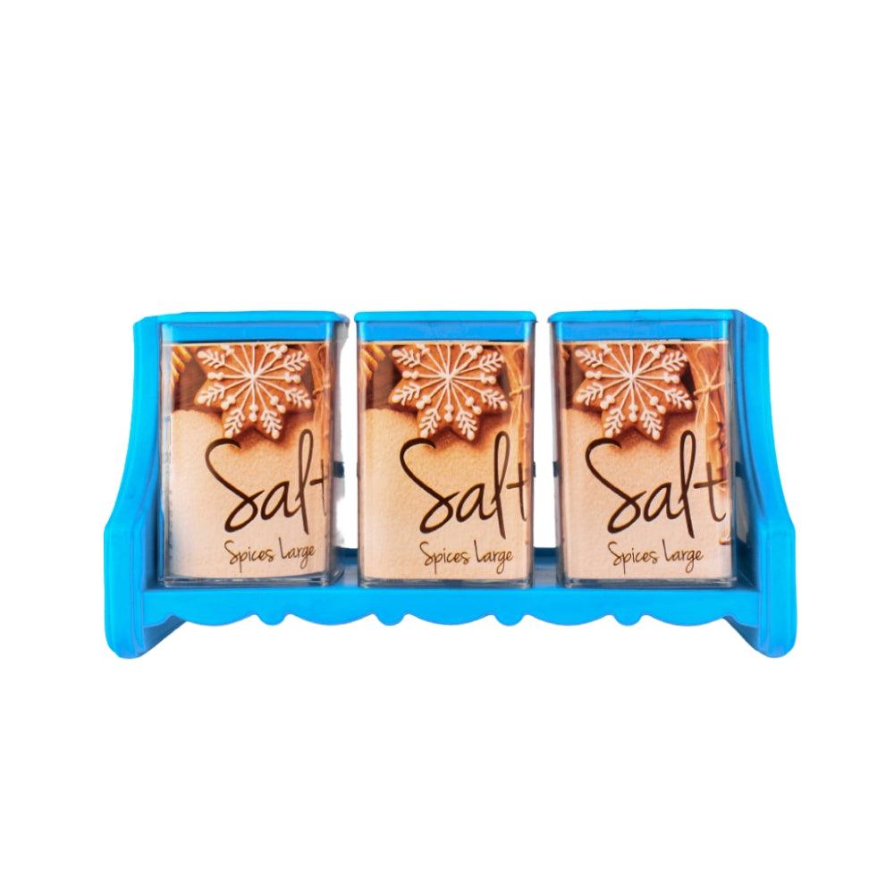 Medium Storage Rack 1 Layer Plastic 3 Pcs