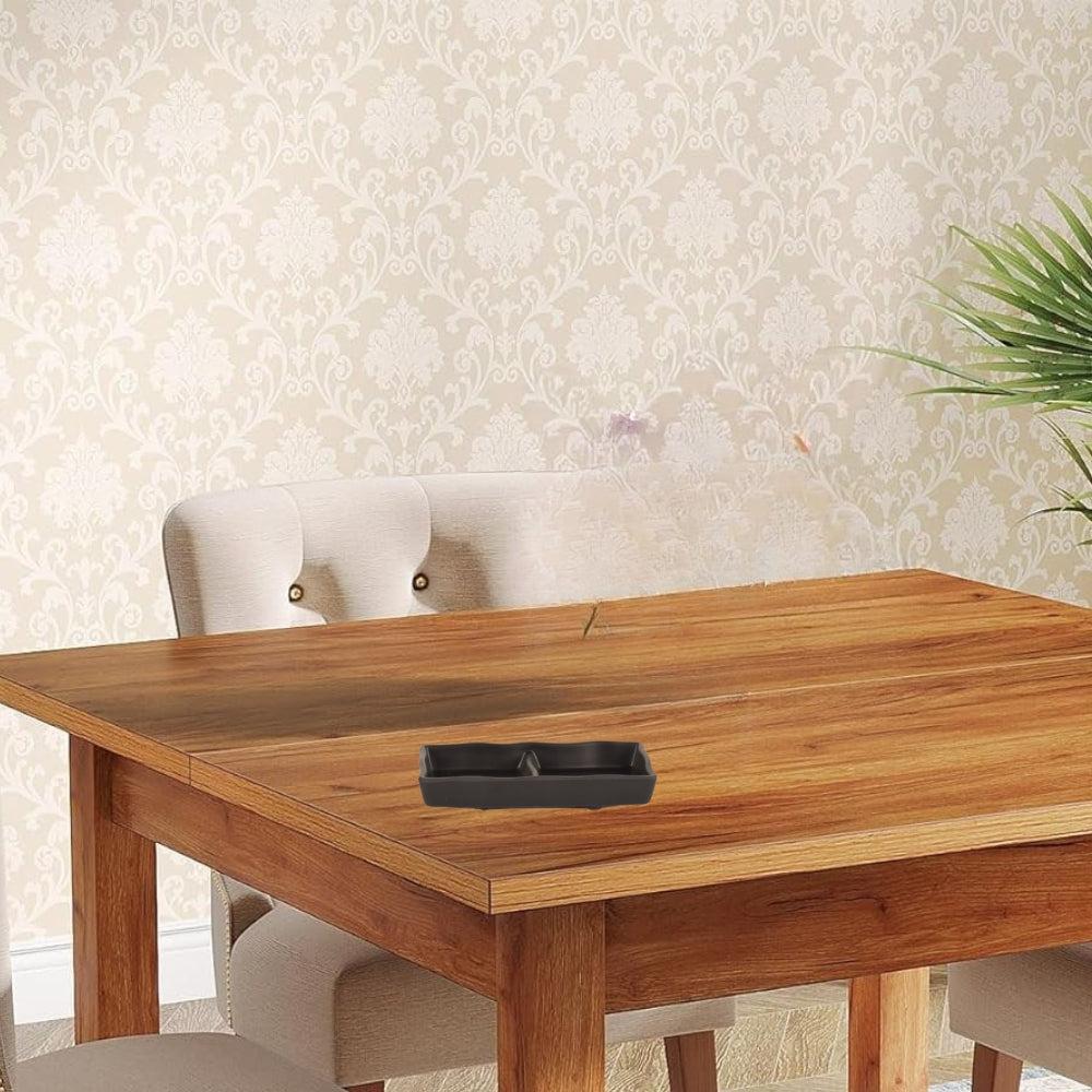 Melamine saucer black