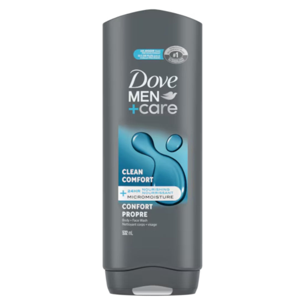 Men+Care Hydrating Clean Comfort Body + Face Wash