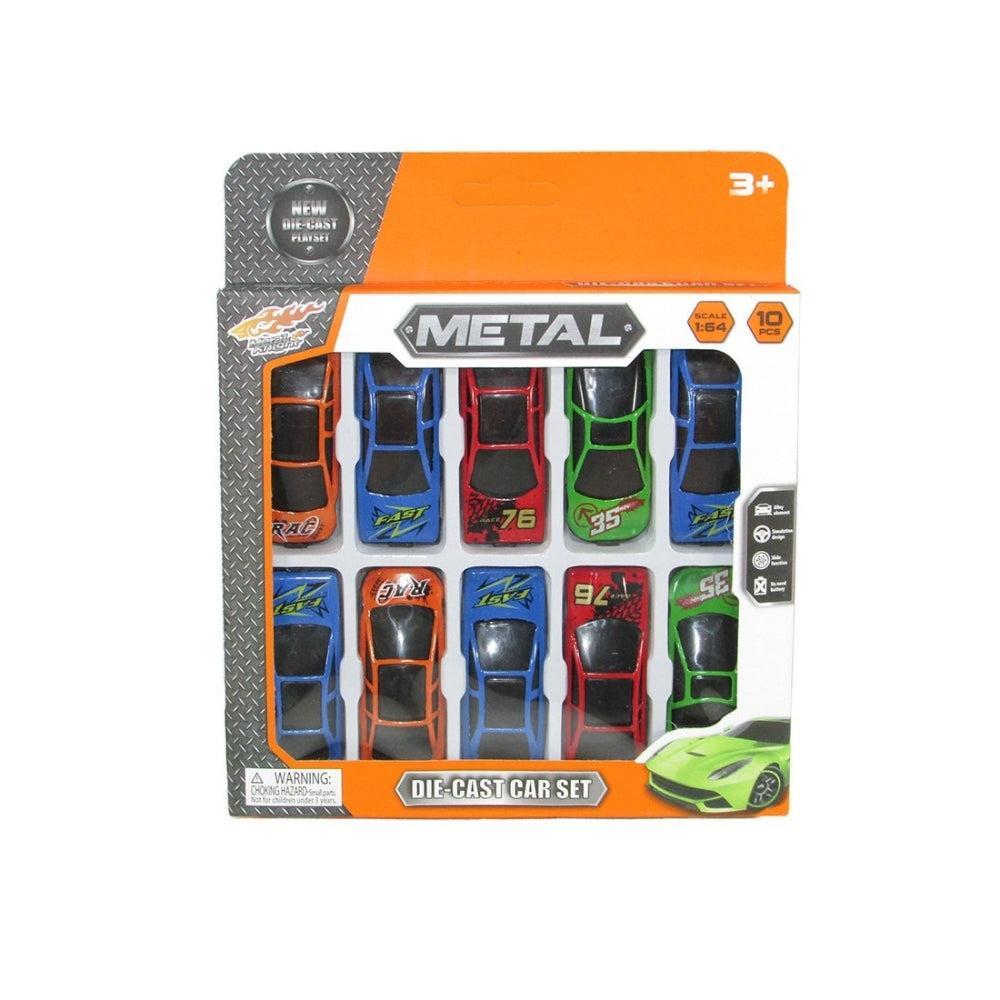 Metal Cars x 10 Units 164 Display Box