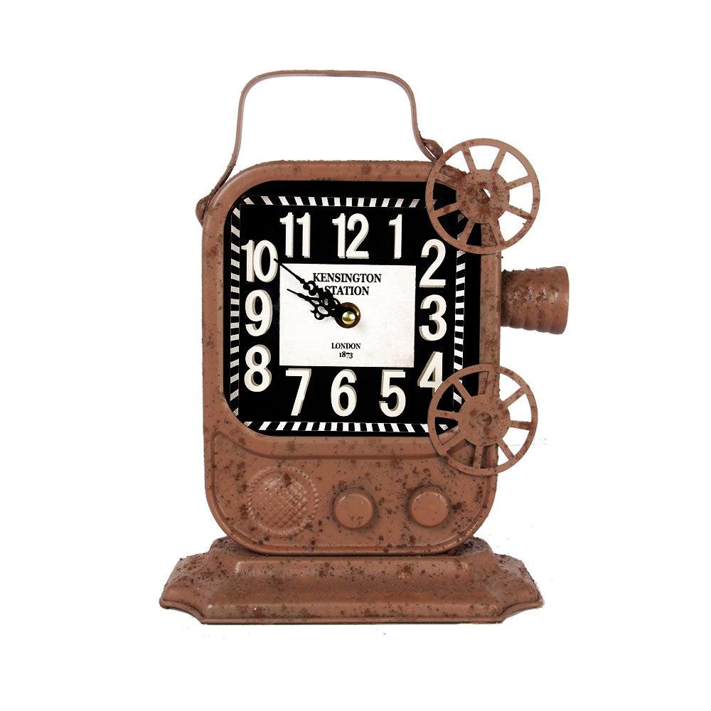 Metal Clock Kensington Station