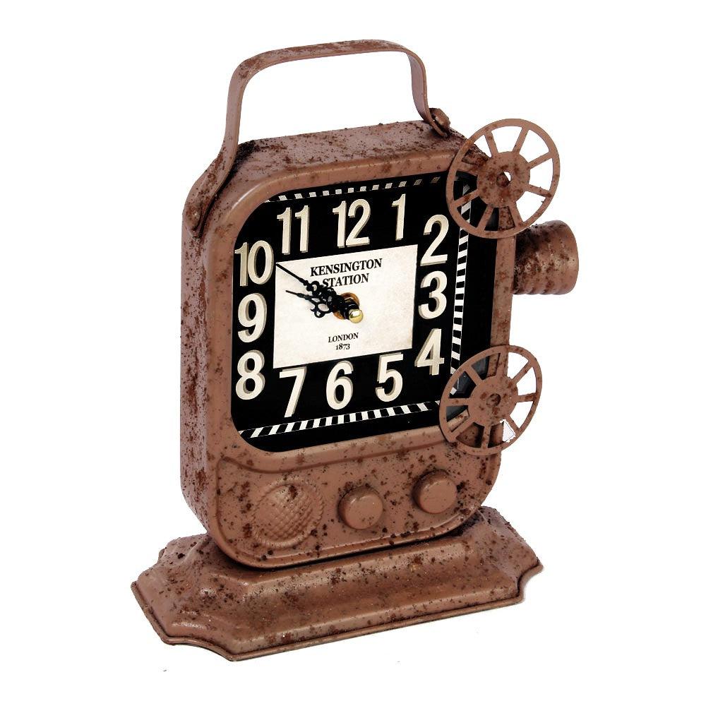 Metal Clock Kensington Station