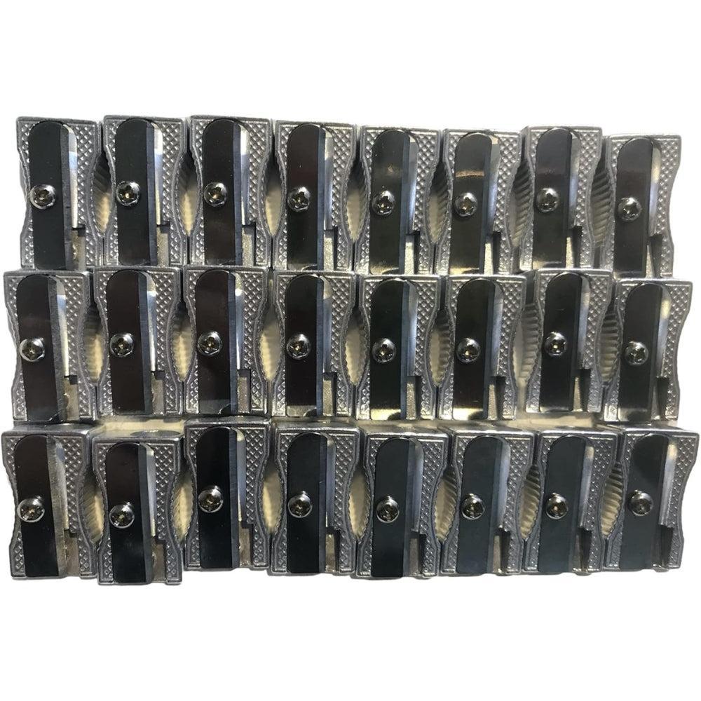 Metal Pencil Sharpener 24 Pieces School Wholesale Box
