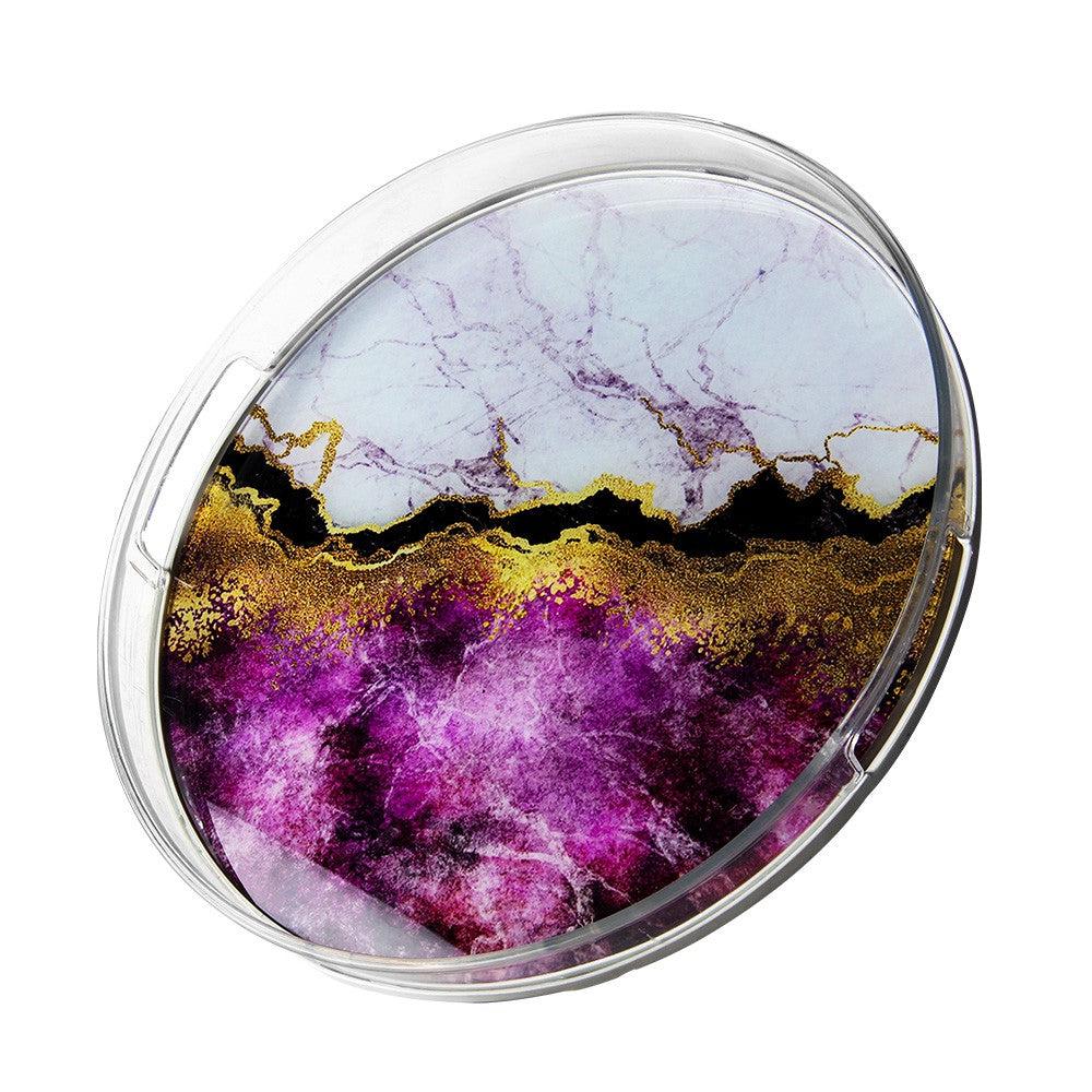 Meysa Plastik Camli Lux Tepsi Tray