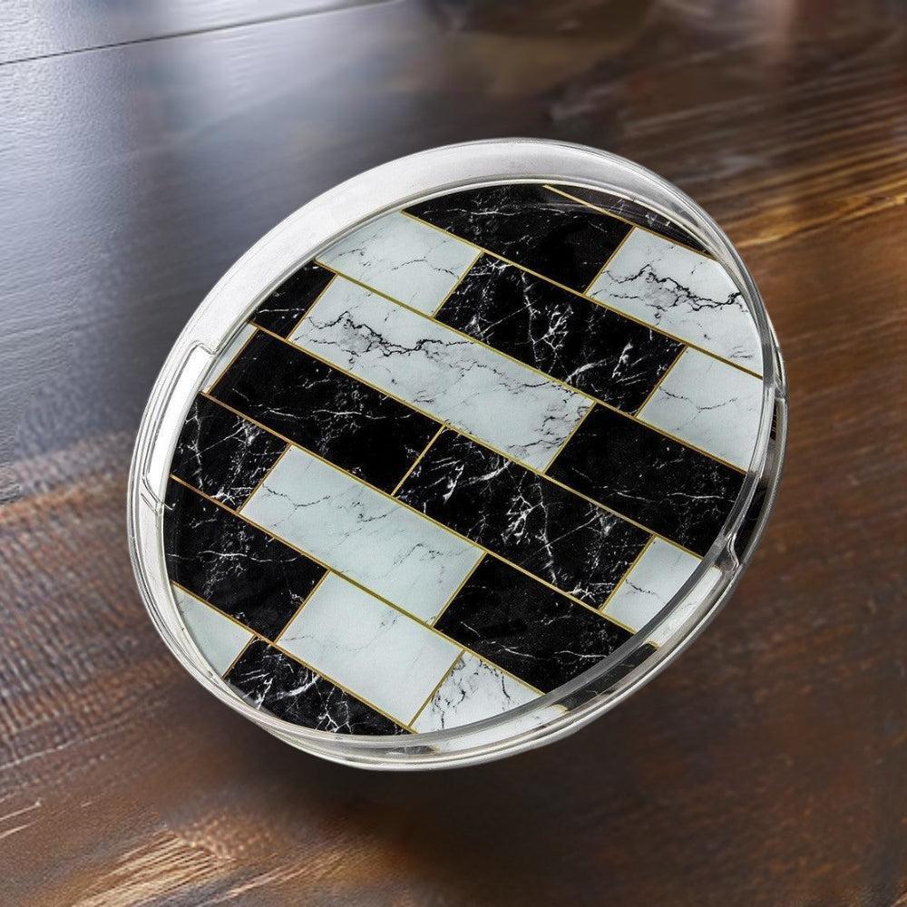 Meysa Plastik Camli Lux Tepsi Tray