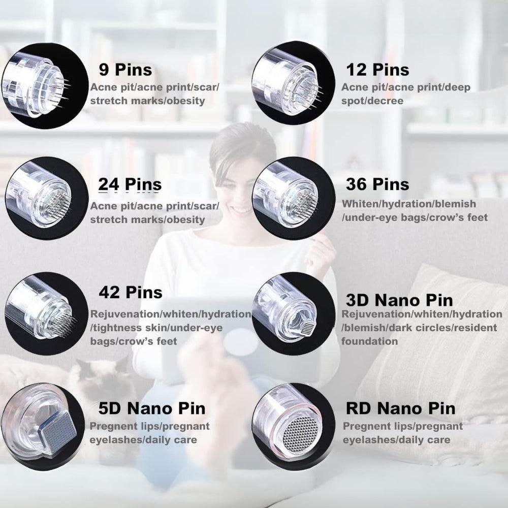 Microneedles, Pain-Free, For Derma Pen, Anti-Ageing, Wrinkles, Skin Rejuvenation