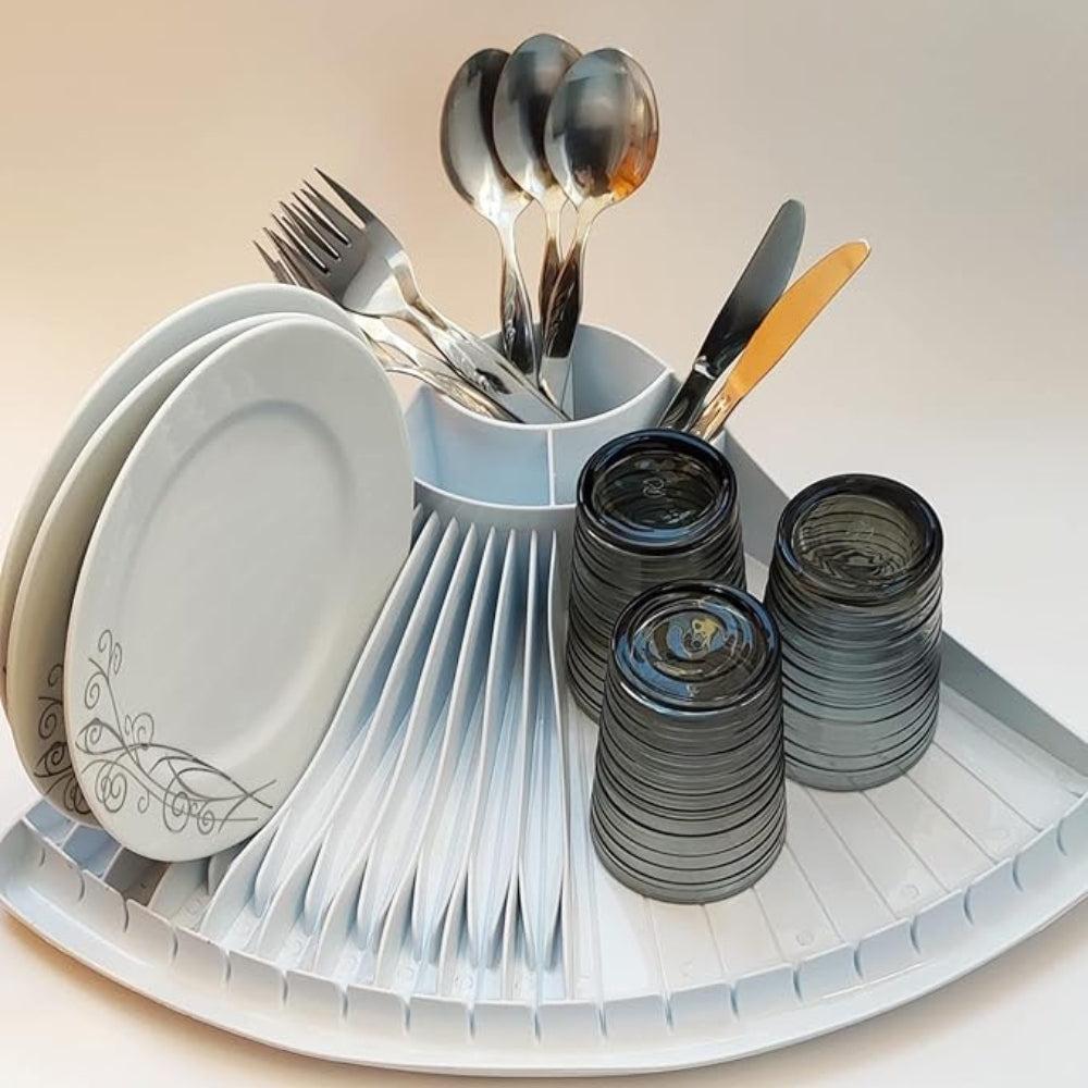 Minaplus Plastic Corner Dish Rack