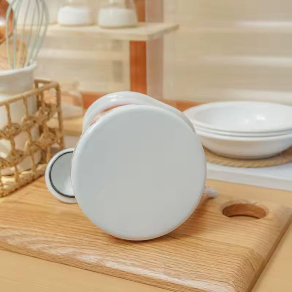 Mini Enamel Teapot with Thin Mouth, Pink, Blue, Pink, Milk, Tea, Wine, Coffee, Induction, Household, 1.1L