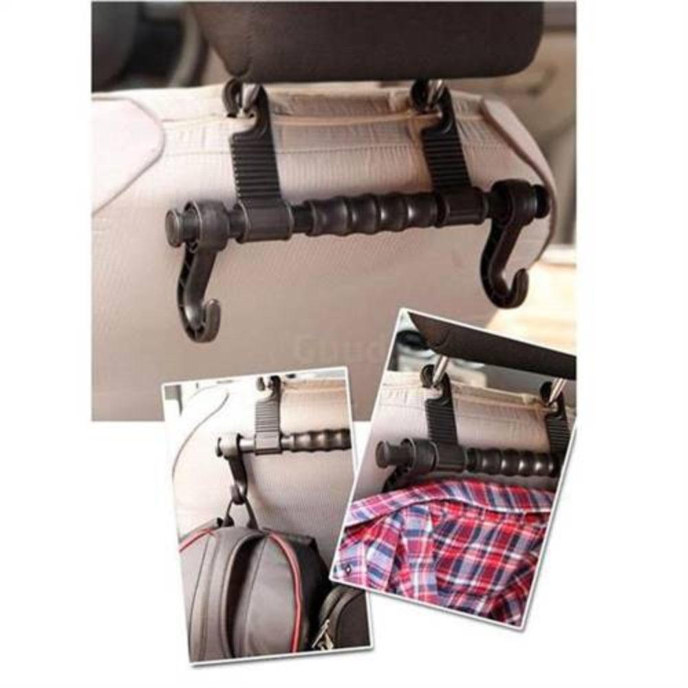 Multi-functional Car Vehicle Seat Headrest Bag Hanger Seat Dual Hook Hanging Holder