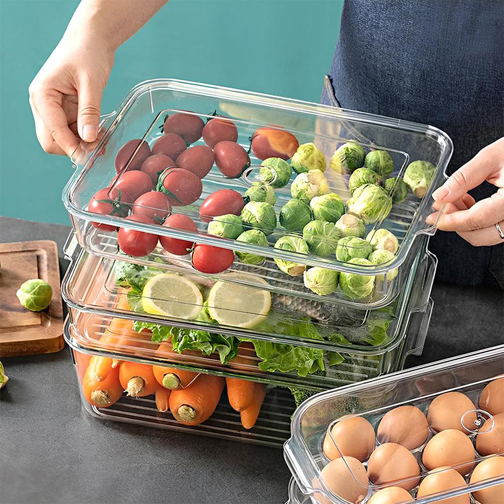 Multifunctional Storage Box With Drainer