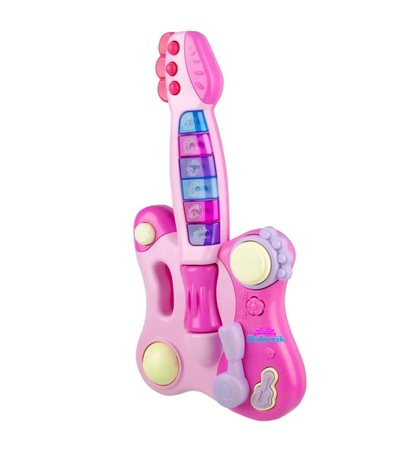 My First Educational Guitar with Unicorn Lights, Sounds and Music 42 Cm