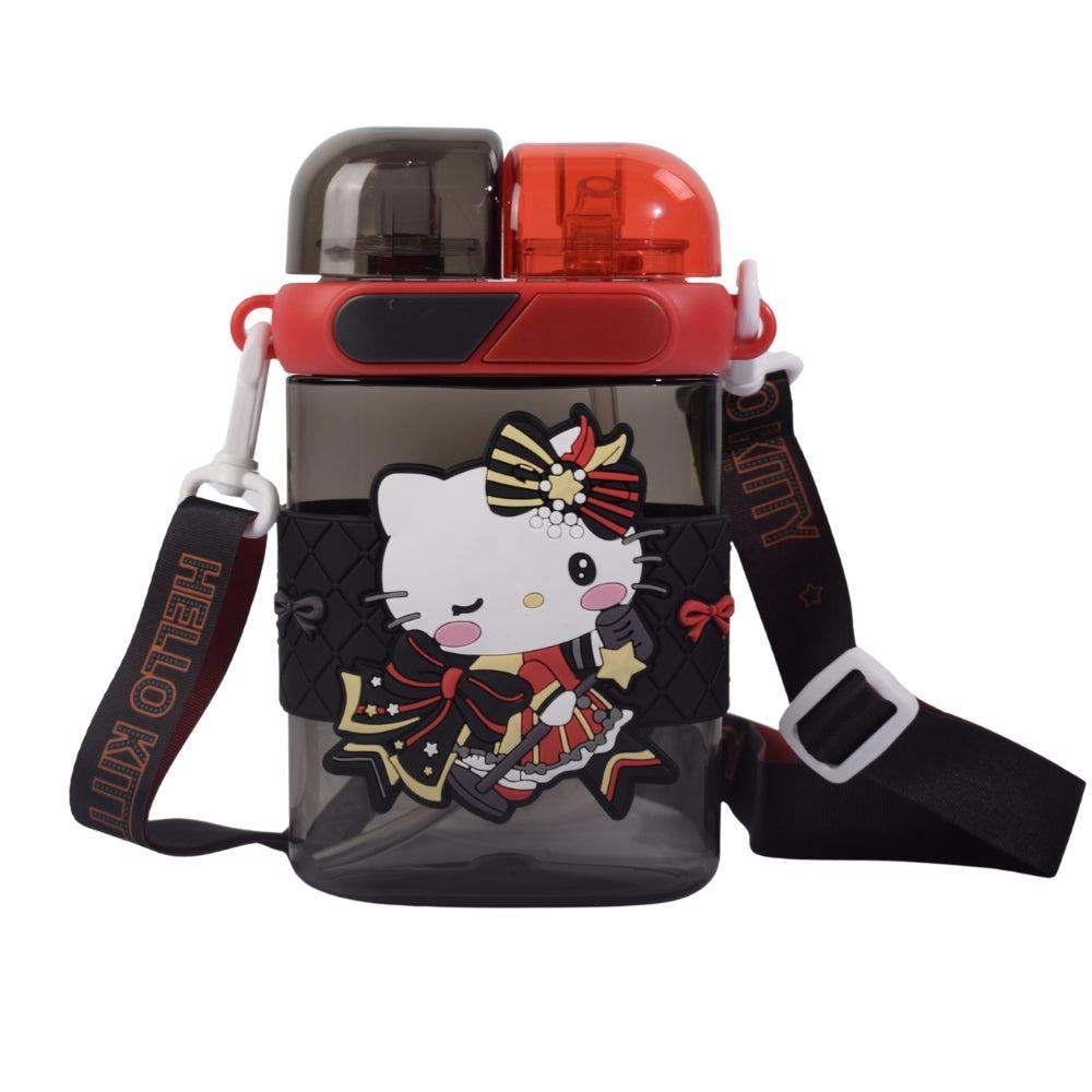My Melody Black Dual-Compartment Water Bottle
