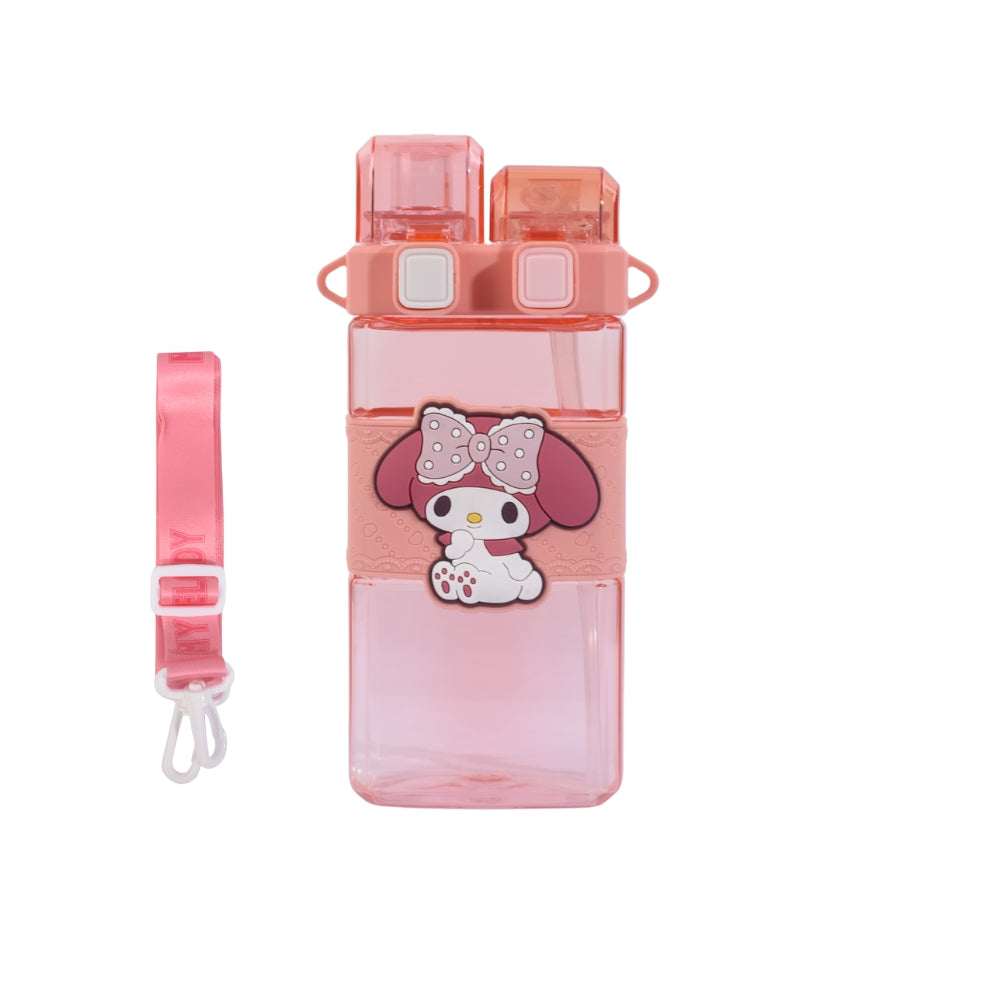 My Melody Pink Dual-Compartment Water Bottle