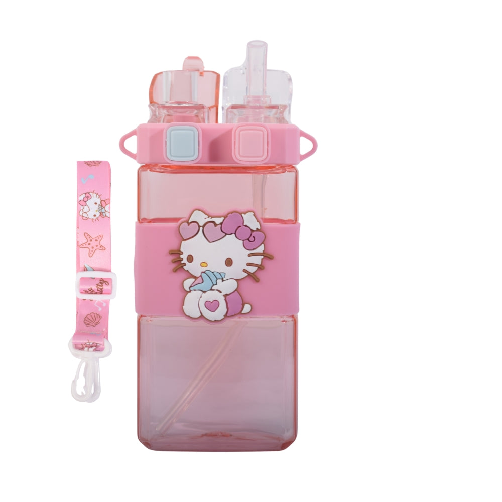 My Melody Pink Dual-Compartment Water Bottle