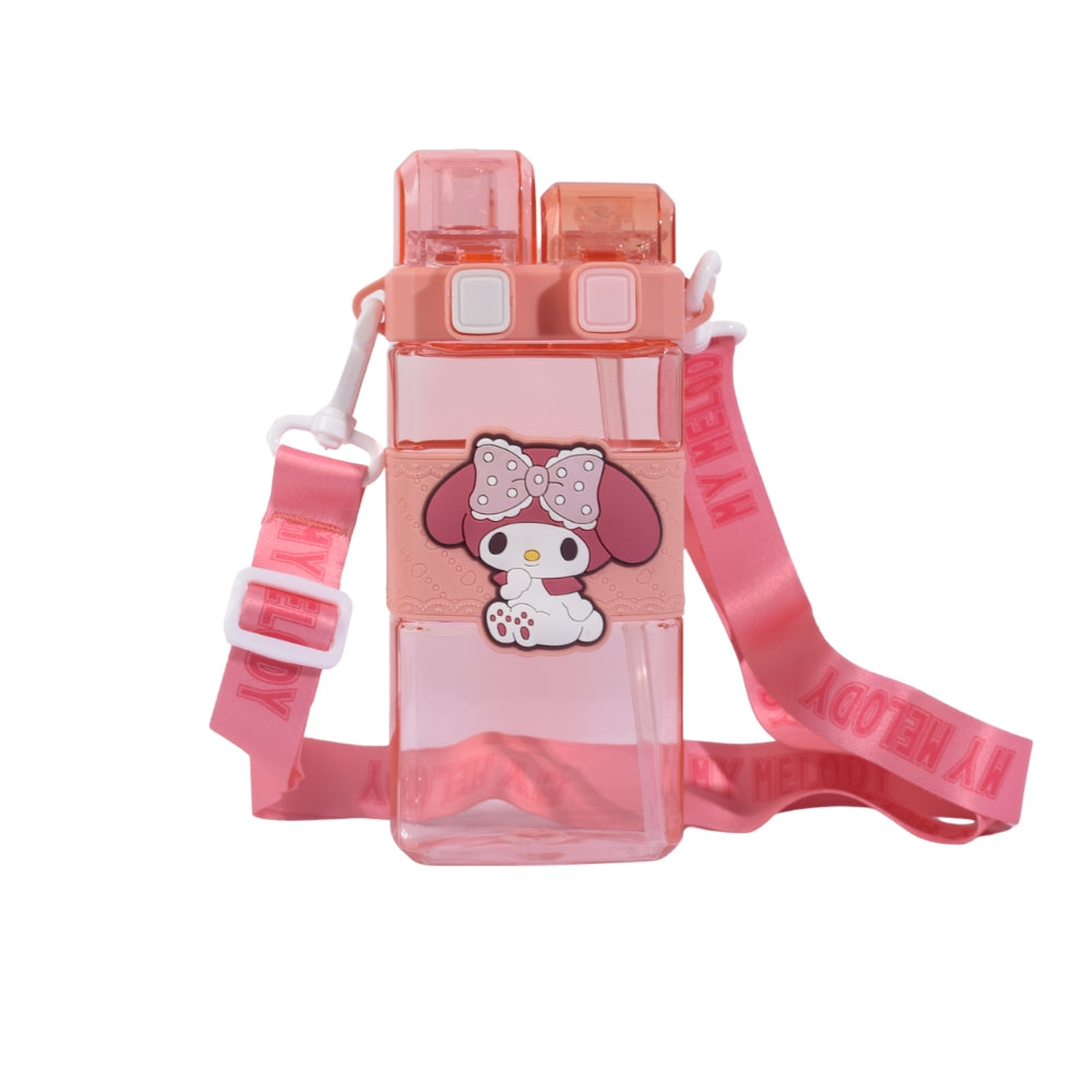 My Melody Pink Dual-Compartment Water Bottle