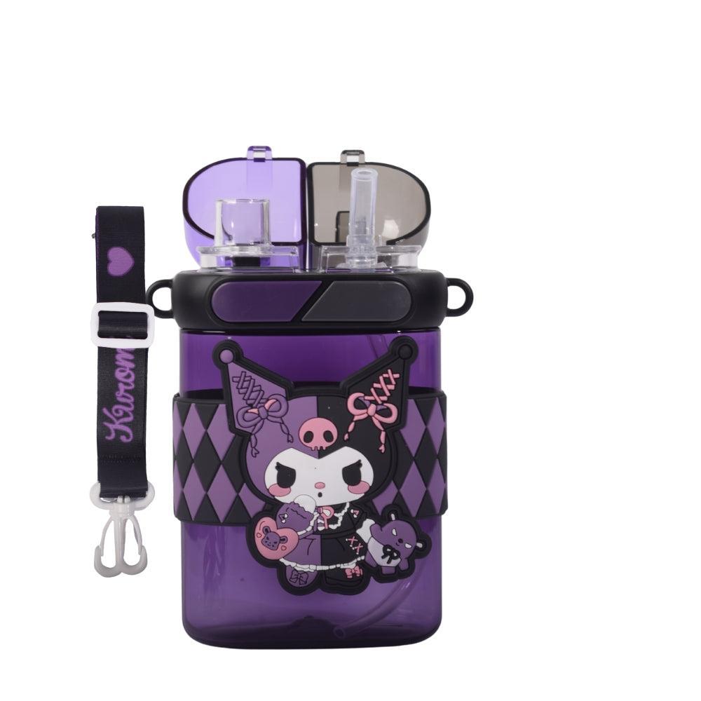 My Melody Purple Dual-Compartment Water Bottle