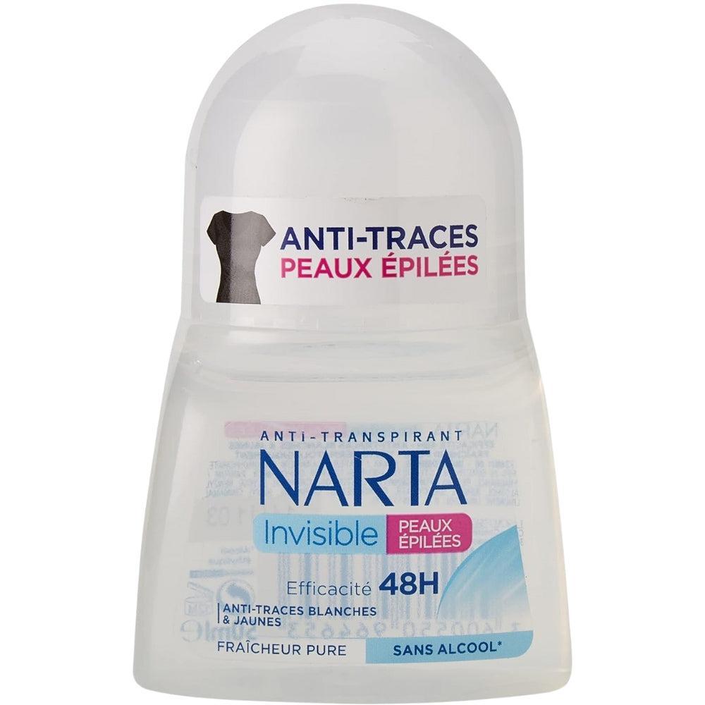NARTA Anti-Transpirant Invisible Peaux Epilées Bille 50 ml