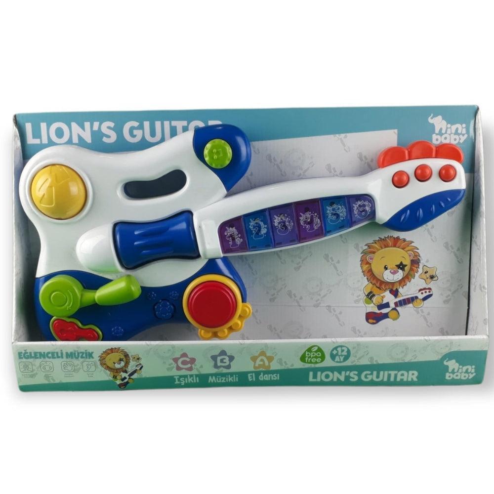 NİNİ BABY GUITAR LION WITH LIGHT MUSIC K16