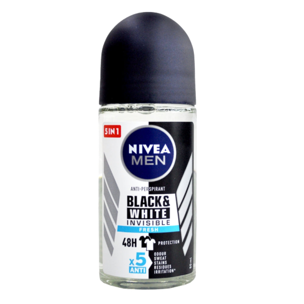 NIVEA Men Roll On Black & White Invisible Fresh 50ml