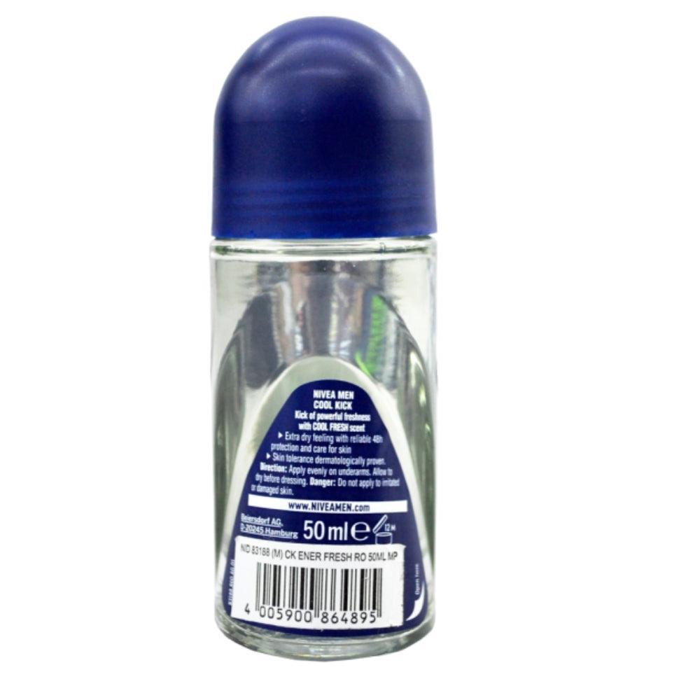 NIVEA Men Roll On Cool Kick Extra Dry Energy Fresh 50ml