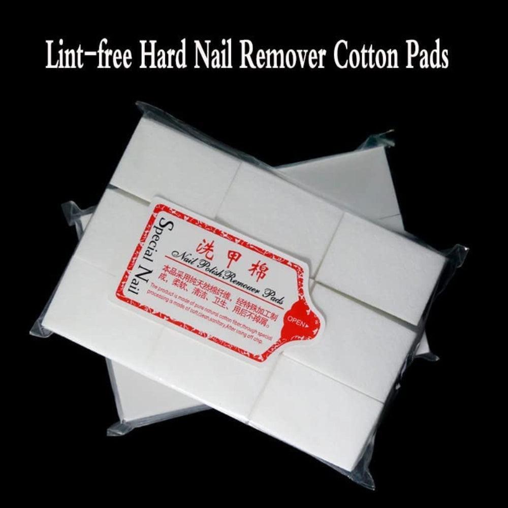 Nail Cotton Pads 1000 Pcs - Lint Free Gel Nails Polish Removers Cotton Pad Eyelash Extension Glue Cleaning Wipes, Nails Wipes Nails Art Gel Polish Remover Cotton Pads