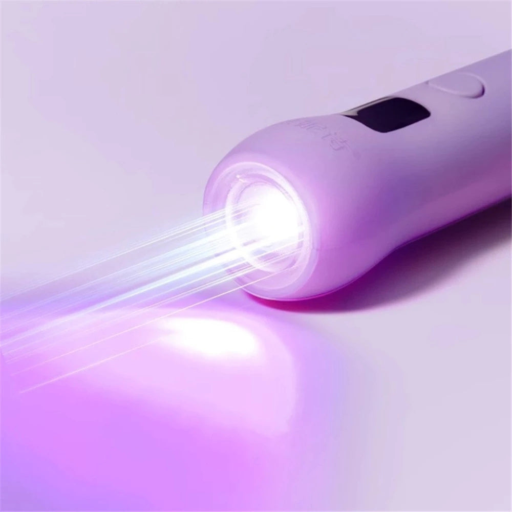 Nail Lamp Cat Style Nail Lamp Power Storage Quick Drying Phototherapy One-word Nail Lamp Nail Tools