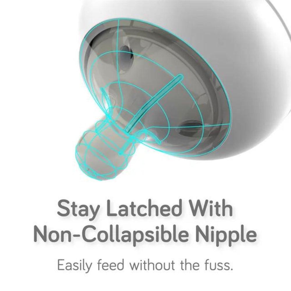 Nanobebe Anti-Colic Flexy Silicone Baby Bottles | Pink-9 oz- 2 Pack