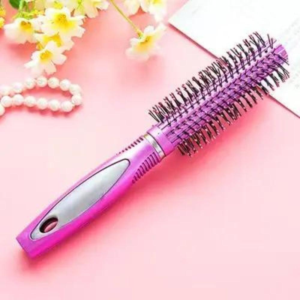 Natural Vented Brush Organic Wheat Straw Hairbrush Pink Detangling Hair Brush