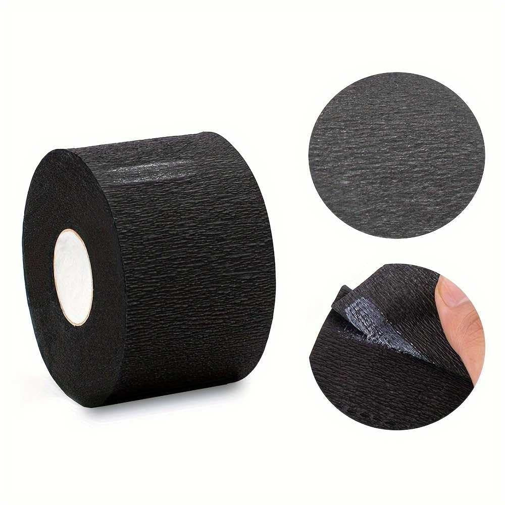Neck Paper Barber Shop Hairdressing Cut 5 Rolls Black